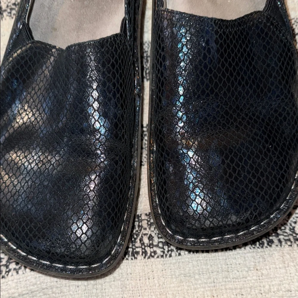 Alegria slip on leather, replaceable insole, orthopedic, healthcare, food indus